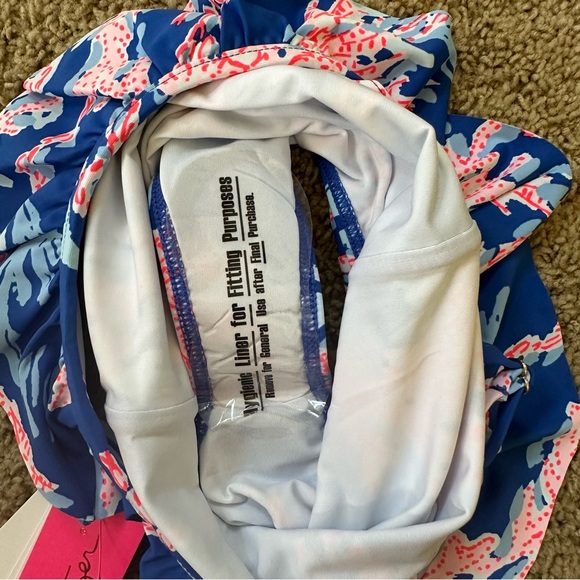 Lilly Pulitzer Girls Zita UPF 50+ Swimsuit - Swim on Over - Picture 4 of 4